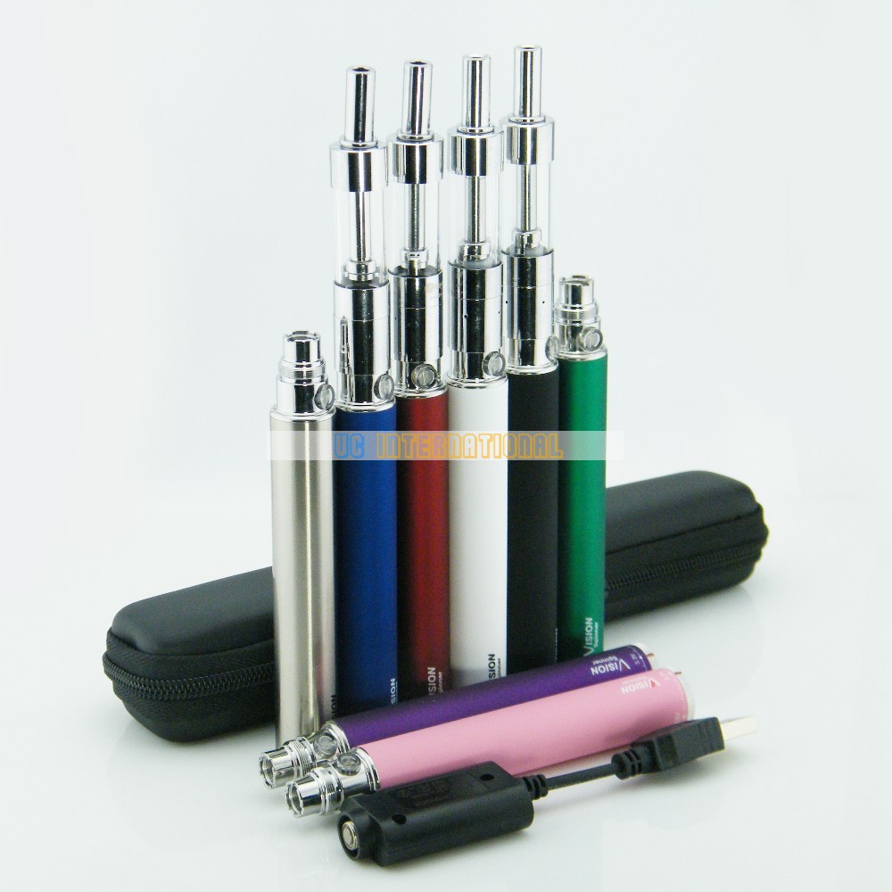 5 pieces lot electronic cigarette kits vision spinner mini protank 3 e cigarette kit with mini