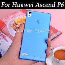 Case for Huawei Ascend P6 0.3mm Translucence Cover Free shipping mobile phone bags & cases Brand New Arrive 2014 accessories