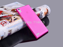 Case for Huawei Ascend P6 0 3mm Translucence Cover Free shipping mobile phone bags cases Brand