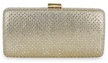 New 2015 Clutches Black Diamond Hematite Crystals Women Gold Silver Black Metal Clutches Evening Clutch Handbag