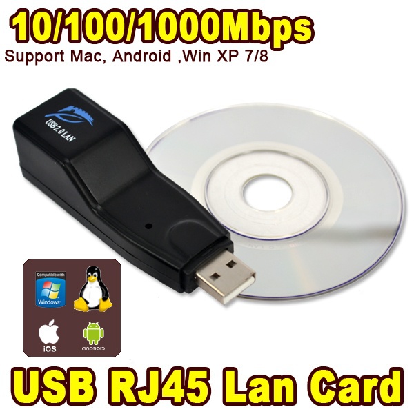 Купить Новый usb-rj45 lan адаптер rj-45 конвертер внешних gigabit ...