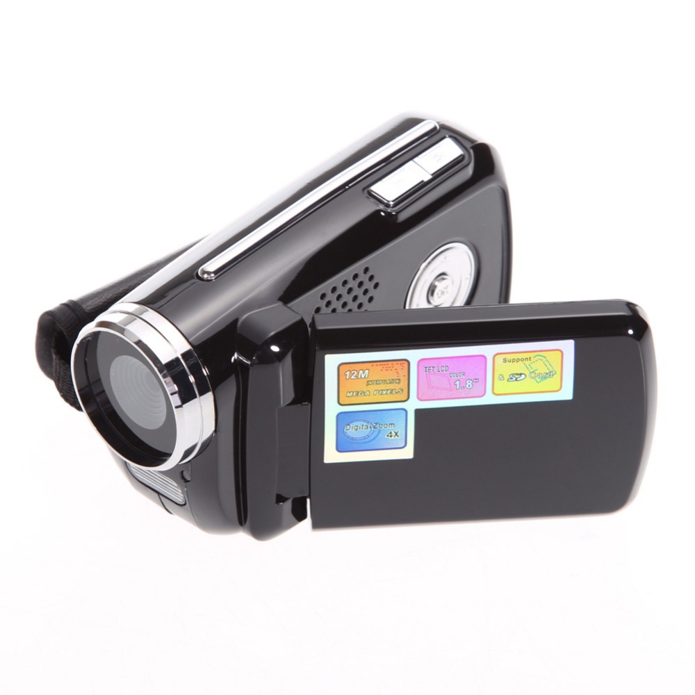 T2N2 1 8inch TFT LCD HD DV Camcorder Digital Video Camera Recorder 4x Zoom Black