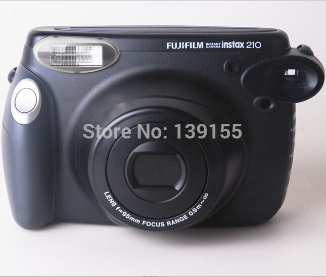 Fujifilm Instax 210 Black Wide Instant Photo Camera suitable for Fujifilm Instax Wide Film Free shipping