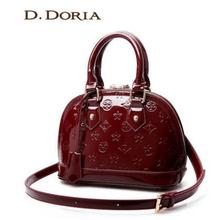 2014 women s handbag fashion shell japanned leather bag Small handbag messenger bag shoulder bag cross