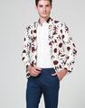 Spike Single button linen fashion men s jacket slim fit blazers man casual masculino blazer Luxury