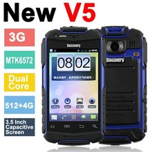 Discovery V5+ Shockproof Dual Core 3G Android 4.2.2 Phone 3.5″ Capacitive Screen MTK6572 1.2Ghz WiFi Dual SIM Waterproof phone