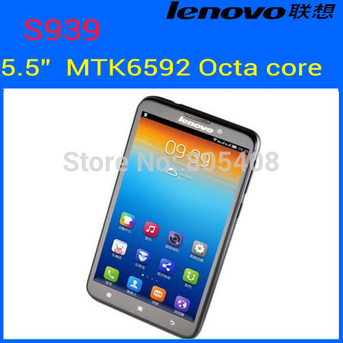 original Lenovo S939 phone Octa Core MTK6592 1 7GHz 6 inch 1280x720 1GB RAM 8GB Android