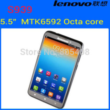original Lenovo S939 phone Octa Core MTK6592 1 7GHz 6 inch 1280x720 1GB RAM 8GB Android