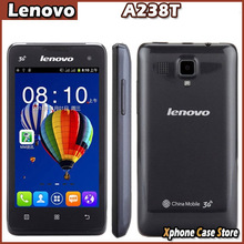 Original Lenovo A238T 4.0 inch Android 2.3 Mobile Phone SC8830 Quad Core 1.2GHz Phones RAM 256MB ROM 512MB Dual SIM GSM Network