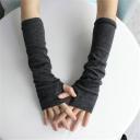 2015 Sale Rushed Solid Adult Women Acetate Guantes Moto Penthouse Chandelier Arm Warmers Long Gloves Fingerless