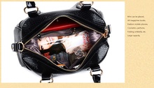 Luxury brand genuine leather crocodile grain fashion women handbag desigual Women s Totes messenger bag office