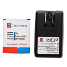 Hot Link Dream 3200mAh Lithium Mobile Phone Battery USB Cradle Battery Charger for Samsung Galaxy S3
