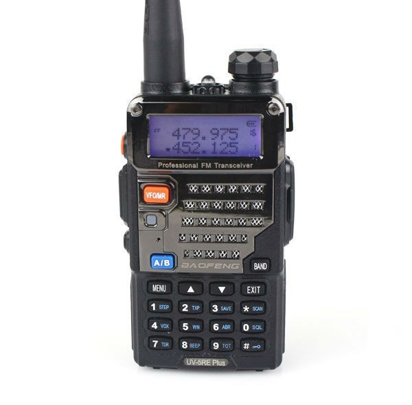 Original Baofeng UV 5RE Plus dual band radio VHF UHF 136 174 400 520Mhz 5w 128