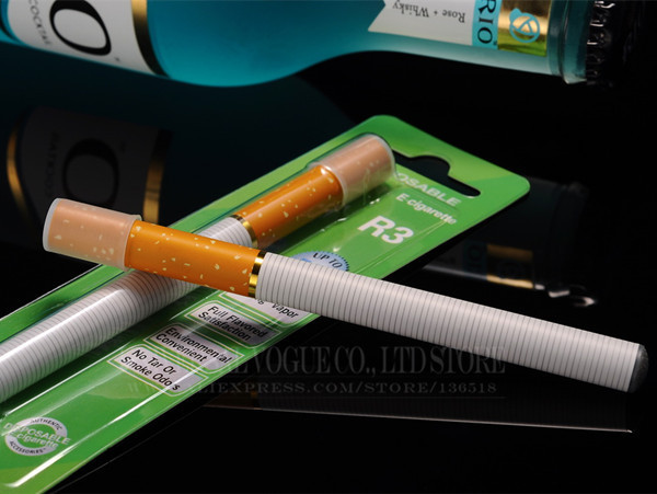10pcs lot Disposable Electronic Cigarette Kits R3 E cigarette Strong Vapor 500 Puffs No Tar Or