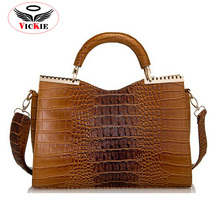 New Arrival 2014 Noble Alligator Women’s Leather Handbags Fashion Women Totes Lady Shoulder/Messenger Bag Bolsos Femininas HS52