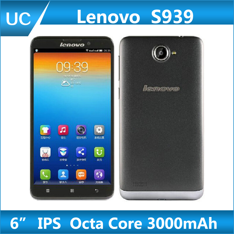 Original Lenovo S939 Octa Core Mobile Phone MTK6592 6 IPS 1GB RAM 8GB ROM 8MP Android
