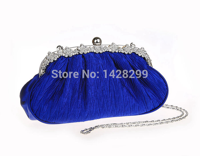 HYSON SHOP Luxury Satin Evening Bag Clutch Purses Women Fashion Soft Case Party Handbags Evening Bag