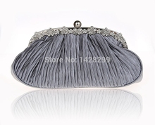 HYSON SHOP Luxury Satin Evening Bag Clutch Purses Women Fashion Soft Case Party Handbags Evening Bag