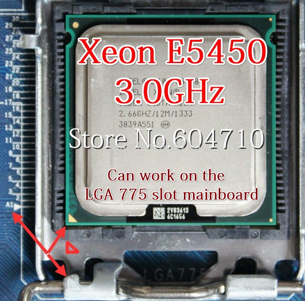 Купить оригинал для процессора процессор intel xeon e5450 в интернет ...