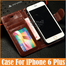 Premium Wallet Flip Leather Case With Stand Photo Frame Card 5 5 For Apple iPhone 6