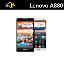 Original 6” Lenovo A880 Mobile phone MTK6582M Quad Core 1GB RAM 8GB ROM Android 4.2 Phone 5.0MP Camera WCDMA GPS Dual Sim GPS