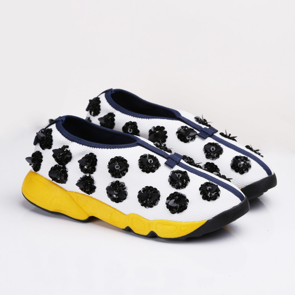 Free shipping NEW 2014 fusion sneaker Women Hand embroidered flowers shoes ladies Mesh Low top casual