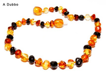 Raw Baltic Amber Baby Teething Necklace Genuine Honey colour amber baby necklace bambeado