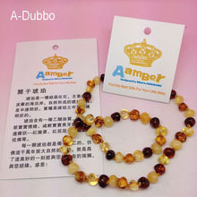 Raw Baltic Amber Baby Teething Necklace Genuine Honey colour amber baby necklace bambeado