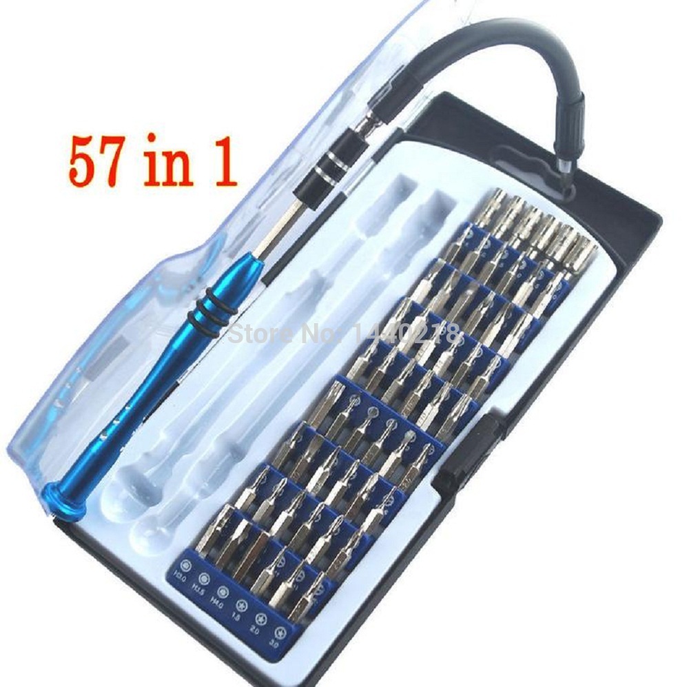 57 in1 Magnetic Hex Socket Wrench Round Precision Torx Screwdriver Cell Phone Repair Tool Set Tweezer