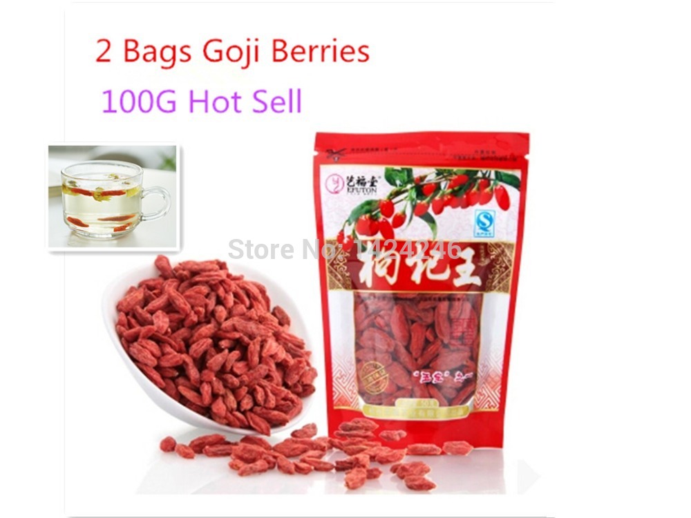 2014 new arrival The king of Chinese wolfberry medlar pure goji 100g berry Wild Ningxia gouqi