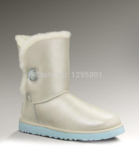 The top selling australia brand snow boots genuine leather Sheepskin women winter warm boots 2014 brand