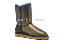 The top selling australia brand snow boots genuine leather Sheepskin women winter warm boots 2014 brand