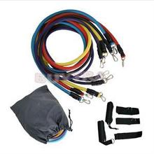 2014 new Practical Yoga Pilates Exercise Resistance Bands Workout Pull Rope set