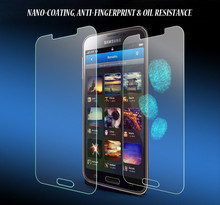 2015 High quality HD Tempered Glass Front Screen Protector Film for Samsung Galaxy S5 9H Hardness