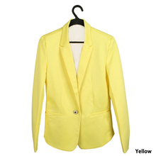 Fashion Jacket Women Suit Foldable Long Sleeves Lapel Coat Lined With Striped Single Button Vogue Jackets