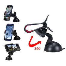 Universal Windshield 360 Degree Rotating Car Mount Bracket Holder Stand for iPhone Cellphone GPS MP4 PDA tablet Accessories