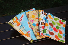 Cotton design cartoon meterial high quality 5 kinds different color cotton fabric DIY sewing craft cloth 40*50cm  A-5-2