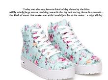 Hot sale Classic Fashion printing women shoes lace up Canvas shoes Flat Platform sneakers JC 8806