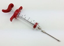 BBQ accessories 1 ounce marinade injector has three “marinading needle free delivery