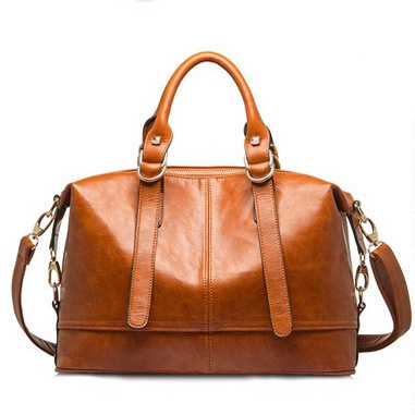 Women Leather Handbags Tote Hot Genuine Leather Bags New Wax Oil Cowhide Bag 2015 Shoulder Bags
