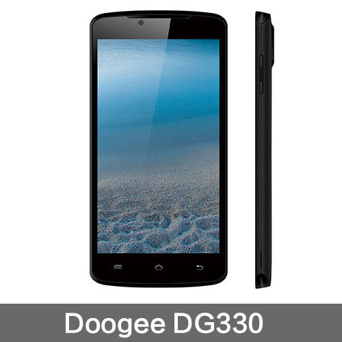 Hot Original Phone MTK6582 Android 4 2 2 Doogee DG330 Cell Phones Quad Core Mobile Black