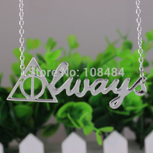 new jewelry Harry Potter Death Hollow Always Pendant Necklace For Men N053
