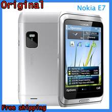 Free Shipping Original Unlocked Nokia E7 Nokia Mobile Phone Camera 8MP GPS WiFi 16GB Storange Nokia