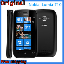 Original Unlocked Nokia Lumia 710 8GB Storage 5MP Camera WiFi GPS Windows OS Cell Phones Refurbished