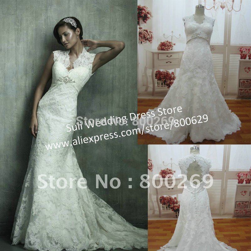 SL849 Hot Selling All Lace Backless 2012 Spring Bridal Wedding Dresses