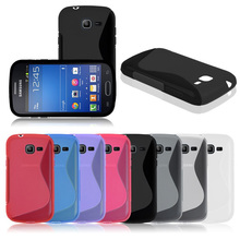 Soft TPU Rubber S-Line Back Case Cover Skin for Samsung Galaxy Fresh S7390 S7392 case