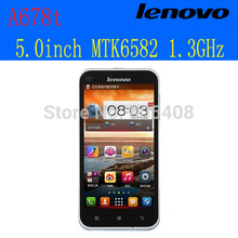 Hot sell Original Lenovo A678t Quad Core MTK6582 1 3Ghz 5 0 inch cell phone 4G