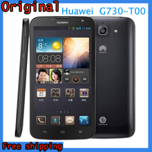 Original Huawei 5.5 inch G730-T00 Phone MT6582 Quad Core Android 4.2 Dual Sim Cards Dual Camera Cell Mobile WIFI Bluetooth GPS