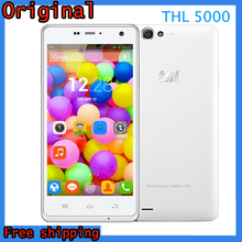 Original THL 5000 Cell Phones MTK6592 Octa Core Android 5.0″ 1080P IPS Coning Gorilla Glass 3 16GB ROM 5000mAh 13.0MP NFC Mobile