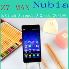 Hot!!!ZTE Nubia Z7 Max FDD LTE 4G smartphone 5.5″ FHD 1920×1080 Snapdragon 801 2.5GHz 2GB Ram 32GB Android 4.4 NFC 13.0MP